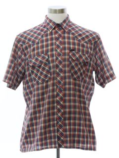 1980's Mens Western Style Sport Shirt