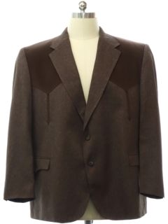 1990's Mens Circle S Western Blazer Sport Coat Jacket