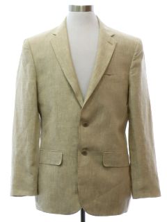 1990's Mens Silk Linen Blend Blazer Sport Coat Jacket