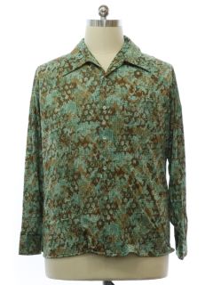 Mens Vintage 70s Disco Print Shirts at RustyZipper.Com Vintage Clothing