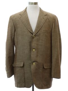 1960's Mens Blazer Style Sport Coat Jacket