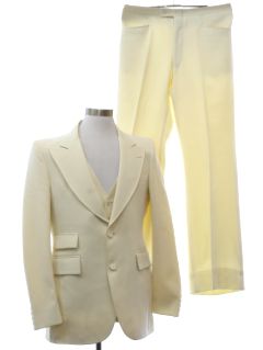 1970's Mens Superfly Three Piece Suit