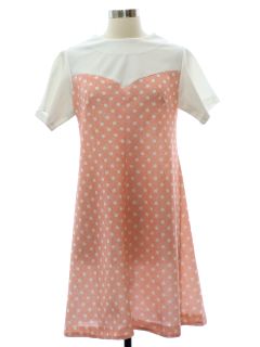 1960's Womens Mod Knit Dress