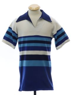 1970's Mens/Boys Mod Knit Shirt