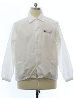 1980's Mens Protection Mutual Windbreaker Snap Jacket