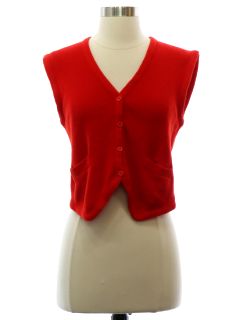 1980's Womens Sweater Vest