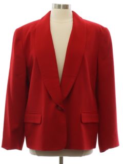 1980's Womens Totally 80s Wool Pendleton Jacket
