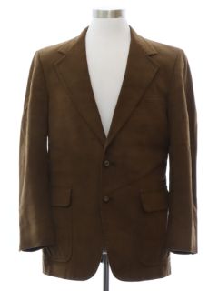 1970's Mens UltraSuede Disco Blazer Style Sport Coat Jacket