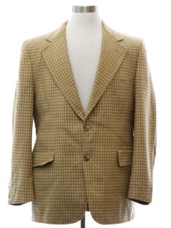 1970's Mens Blazer Style Sport Coat Jacket