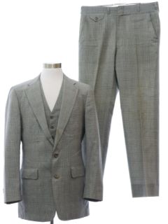 1980's Mens Three Piece Suit