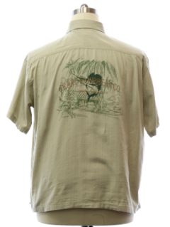 1990's Mens Cotton Hawaiian Style Sport Shirt