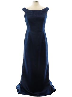 1990's Womens Prom Or Cocktail Maxi Dress