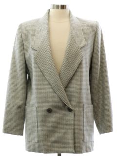 1980's Womens Totally 80s Blazer Sport Coat Jacket