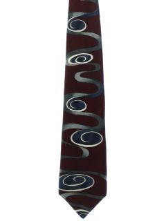 1990's Mens Abstract Necktie