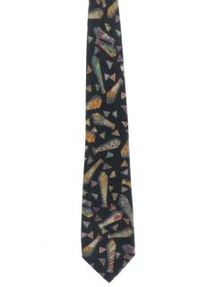 1990's Mens Art Necktie Print Necktie