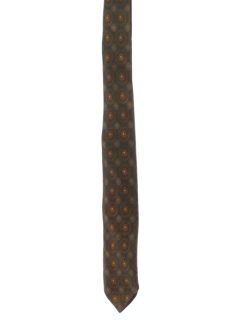 1960's Mens Skinny Rockabilly Necktie