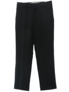 1970's Mens Black Disco Pants