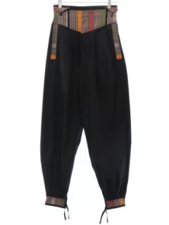 1990's Unisex Baggy Nepalese Money Trouser Pants