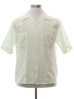 1980's Mens Guayabera Shirt