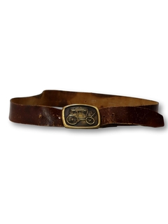 1970's Mens Accessories - Grunge Leather Western Belt