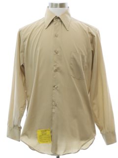 1970's Mens Military US Army Uniform Shirt