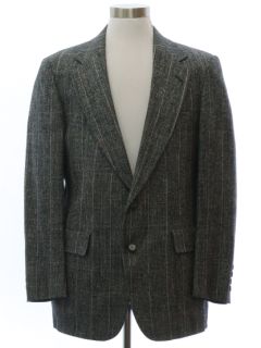 1980's Mens Silk Blazer Sport Coat Jacket