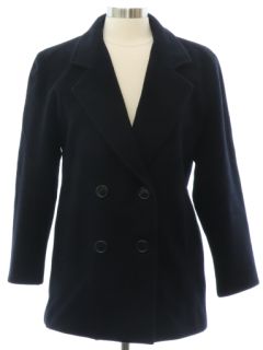 1990's Womens Back Wool Blend Jacket