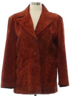 1970's Womens Leather Suede Jacket