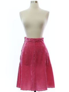 1970's Womens Velveteen Skirt