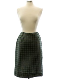 1970's Womens Wool Skirt