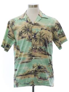 1980's Mens Hawaiian Shirt