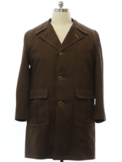 1970's Mens Mod Overcoat Jacket