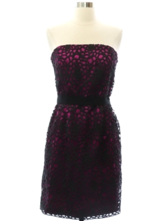 1990's Womens Adrianna Papell Mini Prom Or Cocktail Dress