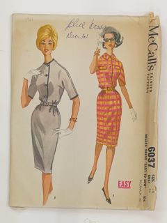 1960's Womens Sewing Pattern