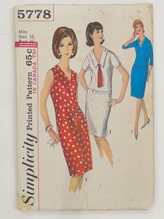 1960's Womens Sewing Pattern