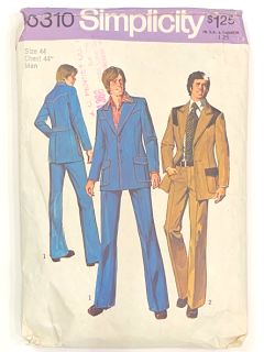 1970's Mens Sewing Pattern