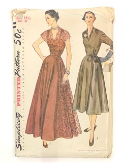 1940's Womens Sewing Pattern