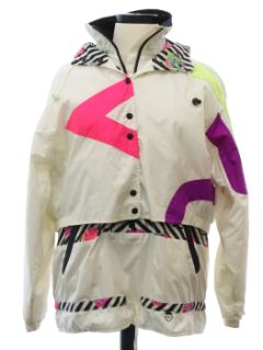 1980's Womens Obermeyer Recco Totally 80s Ski Jacket