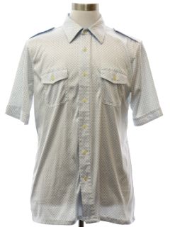 1980's Mens Totally 80s Safari Shirt