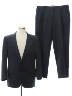 1980's Mens Totally 80s Wool Suit