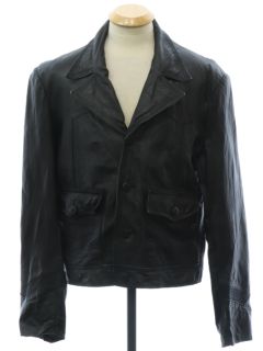 1980's Unisex Leather Jacket