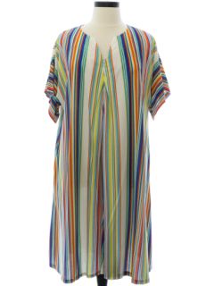 1960's Womens Terry Cloth Lounge Dress