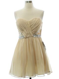 1990's Womens Masquerade Mini Prom Or Cocktail Dress