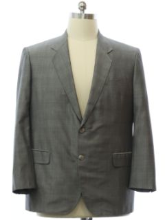 1960's Mens Mod Sharkskin Blazer Sport Coat Jacket