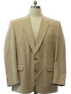 1980's Mens Ultra Suede Blazer Sport Coat Jacket