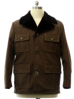 1970's Mens Montgomery Mod Car Coat Jacket