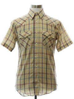1980's Mens Western Shirt