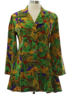 1980's Womens Totally 80s Tunic Shirt