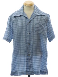 1960's Mens Mod Sport Shirt