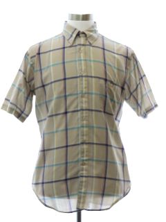 1980's Mens Totally 80s Preppy Shirt